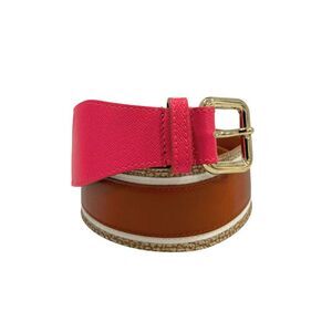 Borbonese Pink Genuine Leather Women Women's Belt